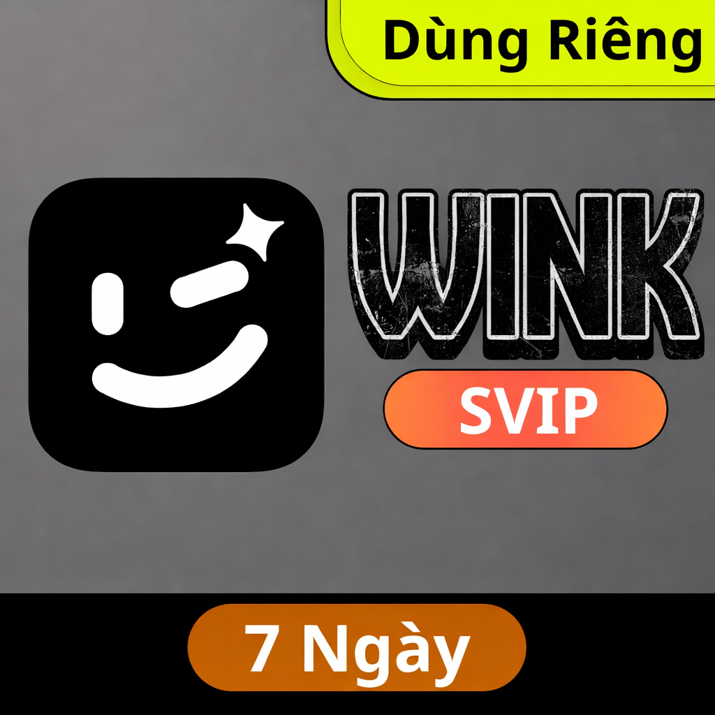 Tài khoản Wink SVIP 7 Ngày – Dùng Riêng
