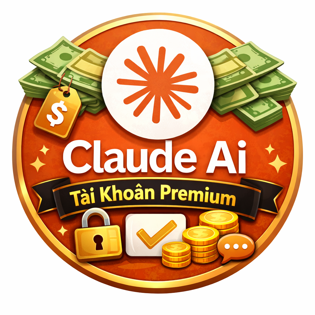 Tài Khoản Claude AI Cao Cấp – Hoạt Động Ổn Định – Bảo Mật Thông Tin – Bảo Hành 1 Đổi 1