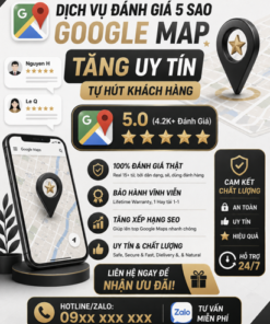 Tài khoản Google Maps – Tối Ưu Đánh Giá, Nâng Cao Uy Tín Doanh Nghiệp